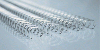 ProfiOffice Пружины для переплета, металлические, 34 кольца, шаг 3:1, 8 мм, белые, 100 штук