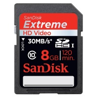 Sandisk SDHC 8Gb Extreme HD Video UHS Class10