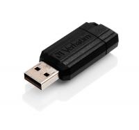 Verbatim 16gb pinstripe 49063 usb2.0 черный