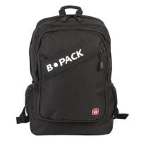 B-pack Рюкзак универсальный "S-09", черный, 44х30х14 см