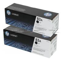 HP CF283AD принт-картридж, два картриджа, № 83A