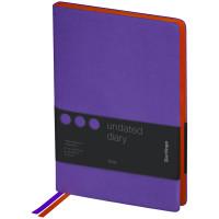 Berlingo Ежедневник недатированный "Fuze", А5, 136 листов, фиолетовый