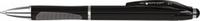 Silwerhof Ручка автоматическая шариковая с грипом "Glossy" 0,7 мм, чёрная