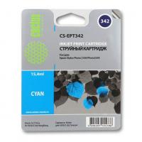 Cactus CS-EPT342 Картридж струйный, Голубой, Стандартная, нет