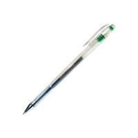 Crown Ручка гелевая, зеленая, 0,5 мм