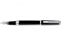 Ручка перьевая Waterman Exception Night &amp; Day Platinum ST перо F черно-серебристый S0709140