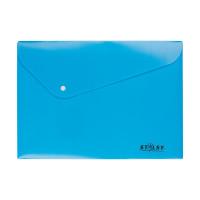 STILSY Папка-конверт на кнопке &quot;Stilsy&quot;, неоновые цвета (цвет: голубой), арт. ST 231201