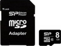 Silicon Power microSDHC 8Gb Class 10 SP 008 GBSTH 010 V 10-SP + adapter