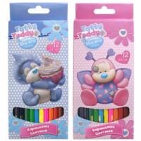 Action! Набор цветных карандашей "Tatty Teddy and Blue Nose Friends", 12 цветов