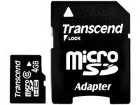 Transcend microSDHC Class 6 4Gb