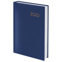 BRAUBERG Ежедневник датированный на 2020 год "Select", А6, 168 листов, цвет обложки темно-синий