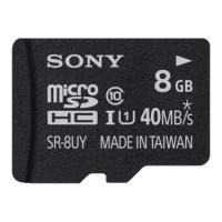 Sony 8Гб MicroSD 10класс black крата пам