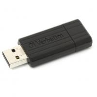Verbatim PinStripe 16Гб, Черный, пластик, USB 2.0