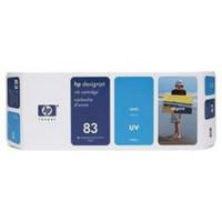 HP Картридж Hewlett Packard (HP) "83 Cyan UV Ink Cartridge C4941A", голубой