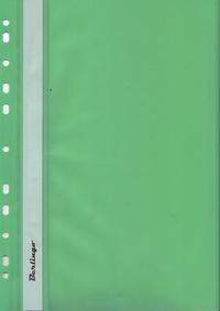 Berlingo Папка-скоросшиватель пластиковая, зеленая