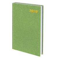 BRAUBERG Ежедневник датированный на 2020 год &quot;Holiday&quot;, А5, 168 листов, цвет обложки зеленый
