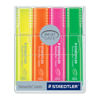 Staedtler Набор текстмаркеров "Textsurfer classic", 4 цвета, скошенный наконечник, 1-5 мм