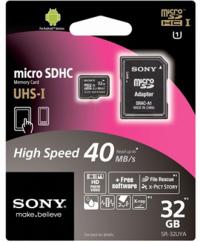 Sony SR32UYAT micro SDHC 32Gb class 10