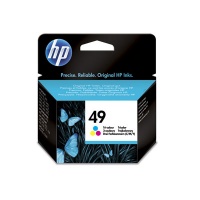 HP 49 Large Tri-colour Inkjet Print Cartridge