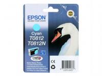 Epson Картридж Original T11124A10 (голубой) (замена T0812)  для R270/390/RX590 повышенной емкости