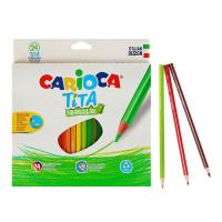 Carioca Набор цветных пластиковых карандашей "Tita", 24 цвета