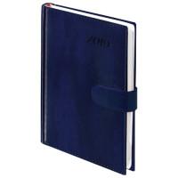 BRAUBERG Ежедневник датированный на 2019 год "Legend", А5, 168 листов, цвет обложки синий
