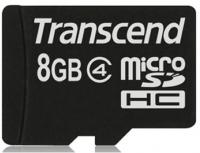 Transcend microSDHC 8Gb Class 4