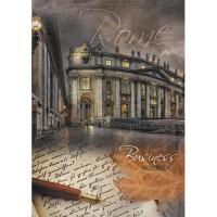 Канц-Эксмо Книга для записей &quot;Вокруг света. Прогулка по Риму&quot;, А6, 96 листов, клетка