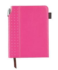 Cross Записная книжка "Journal Signature" A5, 250 страниц в линейку, ручка 3/4 в комплекте, цвет - розовый