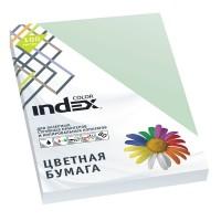 Index Бумага цветная &quot;Color&quot;, А4, 80 г/м2, 100 листов, бледно-зеленый