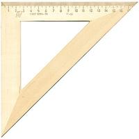 Красная звезда Треугольник деревянный 45°, 18 см