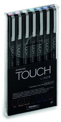 Touch Набор линеров Liner, цвет: цветные, 0,1 мм, 7 штук