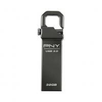 PNY Hook Attache 3.0 32Гб, Серый, металл, USB 3.0