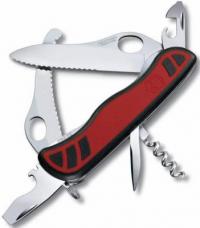 Victorinox Нож перочинный Dual Pro One Hand 0.8371.MWC 111мм с фиксатором 10 функций красно-черный