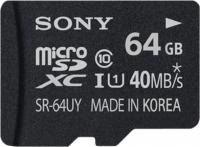 Sony microSDXC 64Gb Class 10 UHS-I U1 SR64UYA + ADP