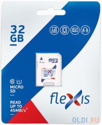 Flexis Карта памяти microSDHC 32Gb FMSD032GU1A