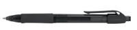 Index Ручка шариковая автоматическая, 0,7 мм, черный корпус, черные чернила