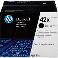 HP Картридж лазерный "42X Q5942XD", черный, 2 штуки (количество товаров в комплекте: 2)