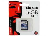 Карта памяти SDHC 16GB Class 4 Kingston SD4/16GB