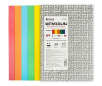 STILSY Цветная бумага для офисной техники "Интенсив", 5 цветов, 50 листов, А4, арт. STCP-02