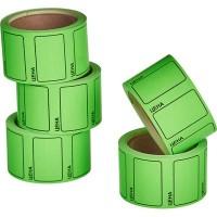 Комус Этикет-лента &quot;Цена&quot;, зеленая, 35x25 мм (250 этикеток)