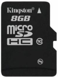 Kingston micro SDHC 8Gb class 10