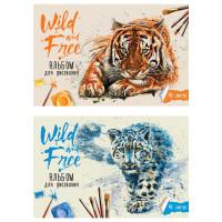 Artspace Альбом для рисования "Wild cats", А4, 40 листов