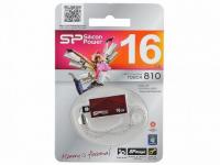 Silicon Power Флешка USB 16Gb Touch 810 SP016GBUF2810V1R красный