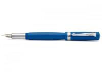 Kaweco Ручка перьевая "Student", синяя, синие чернила, F 0,7 мм