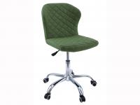 ДИК Офисное кресло Dikline KD31 Ткань Elain №16 зеленый, рогожка, ромб