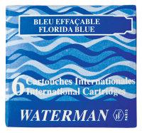 Waterman Картридж с чернилами для перьевой ручки  "International. Blue", 6 шт