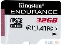 Kingston Флеш карта microSDHC 32Gb Class10 SDCE/32GB High Endurance w/o adapter