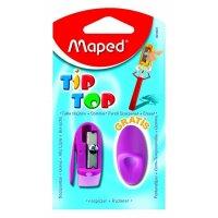 Maped Точилка "Tip Top" + ластик-насадка для карандаша