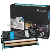 Lexmark C5220CS картридж голубой